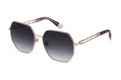 Okulary przeciwsłoneczne - Okulary FURLA SFU689-580SN9. Okulary przeciwsłoneczne, Kolor złoty. Kobieta. - miniaturka - grafika 1
