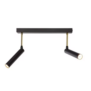 Kaspa Reflektorowa lampa sufitowa LARS 50718205 tuby LED 8W 3000K czarne - Lampy sufitowe - miniaturka - grafika 1