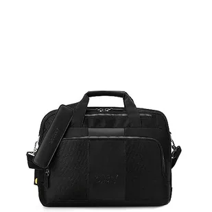 Delsey Wagram Dwukomorowa czarna torba na laptopa 15.6" - Torby sportowe - miniaturka - grafika 1