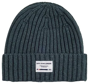 Pepe Jeans Czapka chłopięca Johnny Beanie, Zielony (Regent Green), M - Czapki damskie - miniaturka - grafika 1