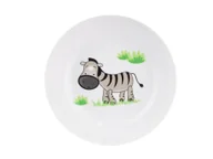 Miseczki i talerzyki dla dzieci - Talerz głęboki 18 cm (miseczka) Lubiana - Roma 5137 "Zebra" - miniaturka - grafika 1