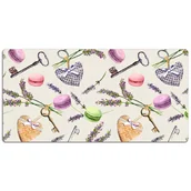 Podkładki na biurko - Mata ochronna na biurko Serca i pierniki 120x60 cm, Dywanomat - miniaturka - grafika 1