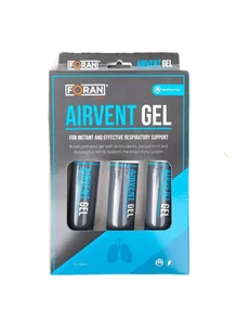Żel na drogi oddechowe FORAN AirVent Gel 3x50ml - Pasze dla zwierząt - miniaturka - grafika 1