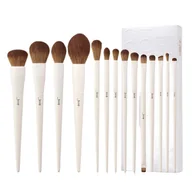 Pędzle do makijażu - JESSUP Luxury Light Gray Comprehensive Brush zestaw pędzli do makijażu oczu i twarzy T329 14szt. - miniaturka - grafika 1