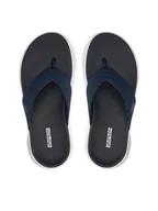 Klapki i japonki damskie - Skechers Japonki Go Walk Flex Sandal-Splendor 141404/NVY Granatowy - miniaturka - grafika 1