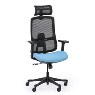 Fotele i krzesła biurowe - B2B Partner Krzesło biurowe LYNX, niebieski - miniaturka - grafika 1