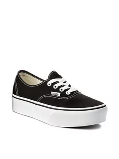 Trampki męskie - Vans Tenisówki Authentic Platform VN0A3AV8BLK Czarny - grafika 1