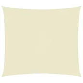 Parasole ogrodowe - vidaXL Żagiel ogrodowy, tkanina Oxford, prostokątny, 4x5 m, kremowy vidaXL - miniaturka - grafika 1