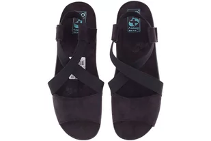 Sandały profilowane z gumką komfort BIO Adanex 17498 czarne, Rozmiar: 38 - Sandały damskie - miniaturka - grafika 2