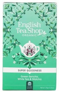 English Tea Shop English Tea Shop Green Sencha, White Tea &amp; Matcha - 20 saszetek - Herbata - miniaturka - grafika 1