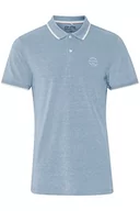 Koszulki męskie - Blend Męska koszulka polo, niebieski (Niagara Blue 74628), M - miniaturka - grafika 1