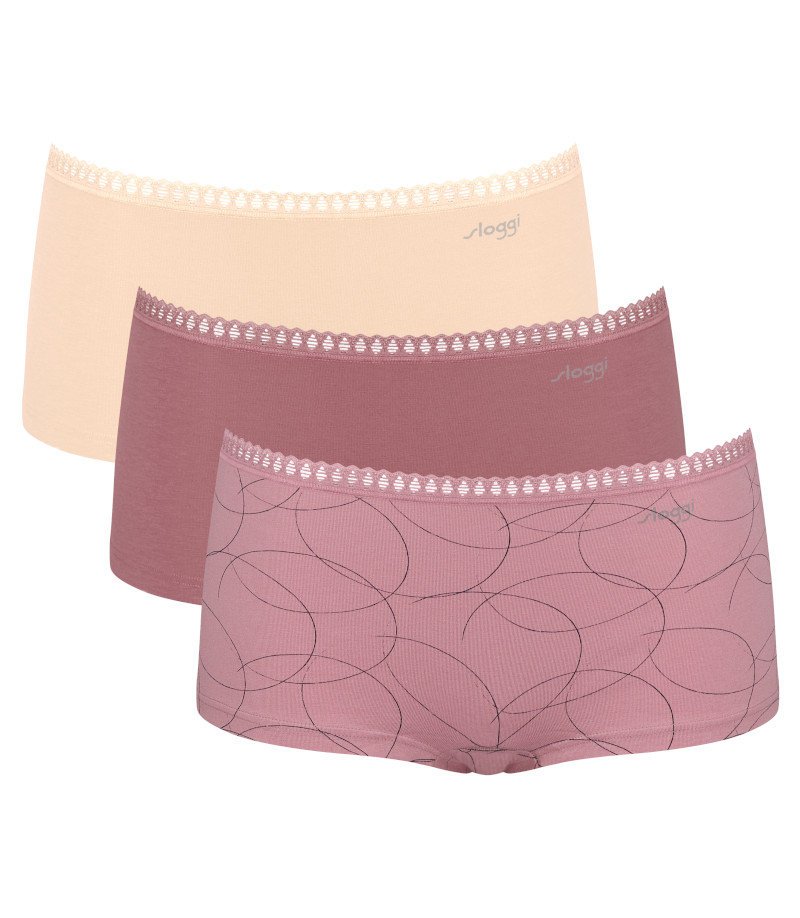 3 x Majtki damskie sloggi GO Crush Short C3P-L