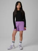 Spodnie i spodenki dla dziewczynek - 4F Spodenki dresowe dziewczęce - fioletowe 164 (13-14 lat) - miniaturka - grafika 1