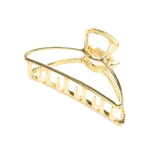Klamra do włosów mocna metalowa elegancka spinka złota klasyczna szczęka - Ozdoby do włosów Klamra do włosów mocna metalowa elegancka spinka złota klasyczna szczęka - Ozdoby do włosów - miniaturka - grafika 1