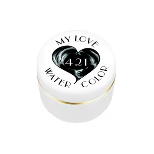 Water Color Mylove 421 Black 3g - Lakiery do paznokci - miniaturka - grafika 1