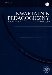 Kwartalnik Pedagogiczny 32021 - Czasopisma - miniaturka - grafika 1