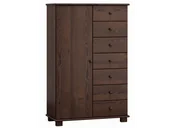 Szafy - Bieliźniarka drewniana nr3 orzech - miniaturka - grafika 1