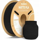Filamenty i akcesoria do drukarek 3D - Filament PLA Matte ELEGOO Czarny 50.203.0250 - miniaturka - grafika 1