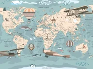 Wyposażenie pokoiku dziecięcego - Ścianka wspinaczkowa „Mapa” - miniaturka - grafika 1