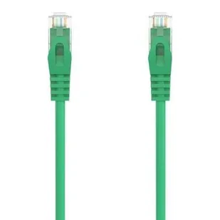 Kabel sieciowy RJ45 AWG24 UTP Aisens A145-0580 Cat.6A/ LSZH/ 1m/ Zielony - Kable miedziane - miniaturka - grafika 1