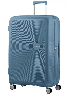Walizka duża poszerzana American Tourister Soundbox - stone blue - Walizki - miniaturka - grafika 4