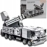 Klocki - KLOCKI KONSTRUKCYJNE CIĘŻARÓWKA OBRONY POWIETRZNEJ MODEL DLA DZIECI WOJSKO - miniaturka - grafika 1