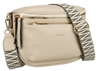 Torebki damskie - Beżowa torebka damska ROVICKY mała listonoszka na ramię miejska modna skóra ekologiczna - miniaturka - grafika 1