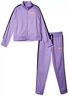 Odzież sportowa dziecięca - Under Armour Girls Two Piece Sets Girls' Ua Knit Track Suit, Vvl, 1363380-560, YSM - grafika 1