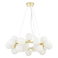 Lampy sufitowe - NOWOCZESNA LAMPA WISZĄCA KLASYCZNE ZŁOTO MARSIADA W25 - miniaturka - grafika 1