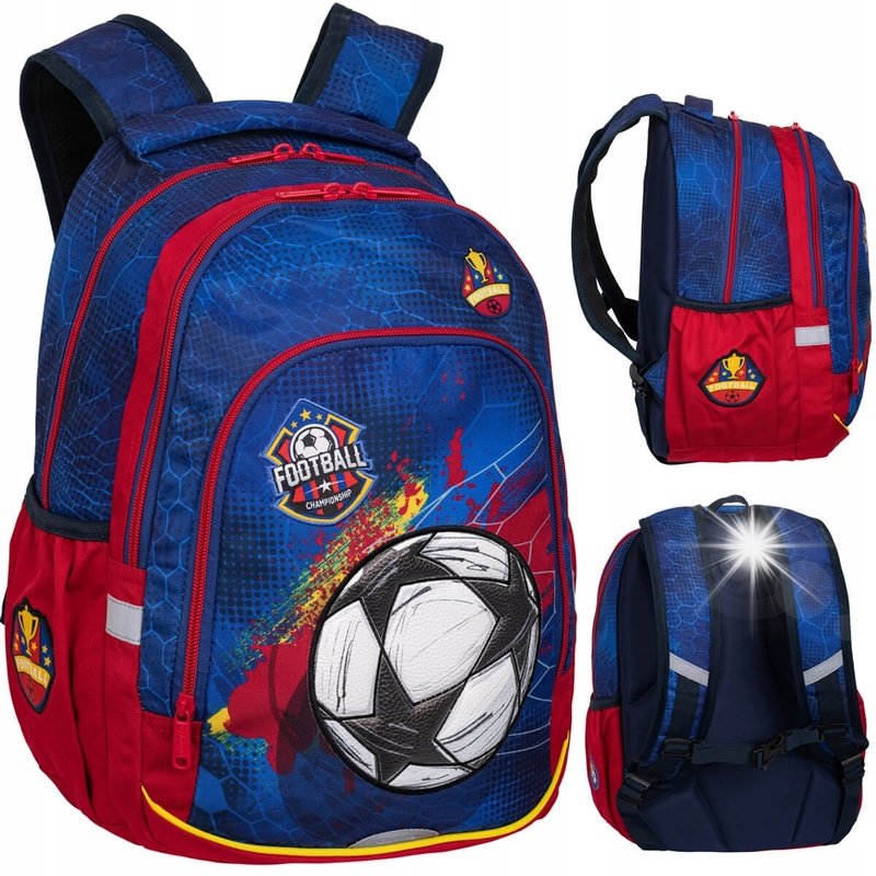 Plecak szkolny Primer klasa 1-3 Football Colorino F025652