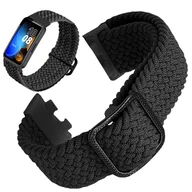 Akcesoria do zegarków - Pasek opaska do Huawei Band 8 i Band 9 elastyczny (Czarny) - miniaturka - grafika 1