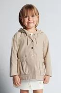 Kurtki i płaszcze dla dziewczynek - Mayoral kurtka dziecięca kolor beżowy - miniaturka - grafika 1
