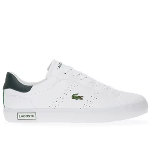 Buty Lacoste Powercourt 2.0 124 3 SMA 747SMA0110-1R5 - białe - Buty sportowe męskie - miniaturka - grafika 1