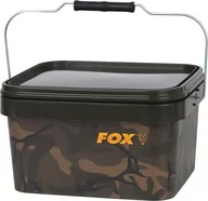 Inne akcesoria dla wędkarzy - Fox Wiadro Camo Square Buckets - 5 L - miniaturka - grafika 1