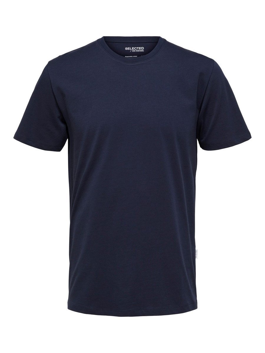 t-shirt uomo selected 16087842 haspen navy blazer