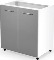 Szafki kuchenne - Elior Kuchenna szafka dolna Limo 13X - jasny popiel połysk - miniaturka - grafika 1