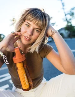 LifeStraw Go 2.0 Zielona butelka filtrująca 0,65L Terrace Green - Butelki filtrujące - miniaturka - grafika 5