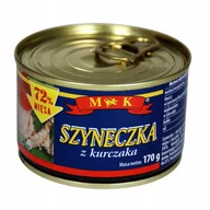 Pasztet i przetwory mięsne - MK Konserwa Szyneczka z Kurczaka 165G PUSZKA NAJWYŻSZA JAKOŚĆ PRAKTYCZNE - miniaturka - grafika 1