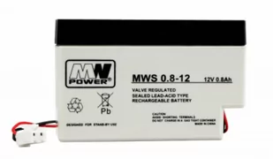 Mean Well Akumulator żelowy 12V / 1,3Ah MW 1.3-12 - Akumulatory ogólnego zastosowania - miniaturka - grafika 2