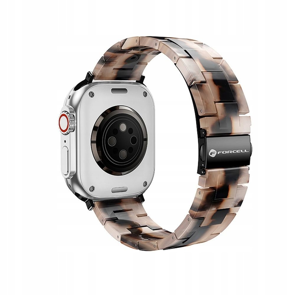 ForCell FORCELL F-DESIGN FA04 pasek żywiczny marmurkowy do APPLE Watch 38 / 40 / 41 mm zielony