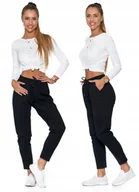 Dresy damskie - Damskie spodnie dresowe Moraj OSD3200-008 czarny L - miniaturka - grafika 1