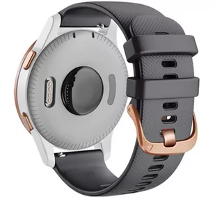Opaska Pasek Bransoleta Softband Garmin Garmin Venu 2S / Vivoactive 4S 18Mm Czarna - Akcesoria do smartwatchy - miniaturka - grafika 1