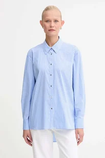 Morgan koszula damska kolor niebieski relaxed z kołnierzykiem klasycznym CRAY - Koszule damskie - miniaturka - grafika 1