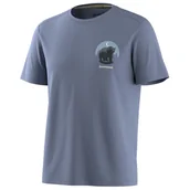 Koszulki sportowe męskie - Męska koszulka Smartwool Men's Lunar Bear Active Short Sleeve Graphic Tee Rozmiar: XL / Kolor: ciemnoniebieski - miniaturka - grafika 1