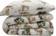Kołdry i poduszki dla dzieci - Kołdra 100x135 i Poduszka 40x60 dla Dzieci Komplet Całoroczny ZOO - miniaturka - grafika 1