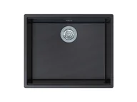 Zlewozmywaki - BERG ZLEW LINEA BRNL14L 1,0 OC 565x470 ONYX - miniaturka - grafika 1