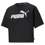 Koszulki i topy damskie - PUMA KOSZULKA ESS CROPPED LOGO 58686601 r M - miniaturka - grafika 1