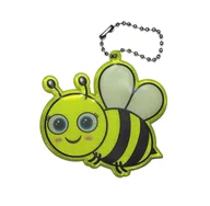 Breloki - Brelok breloczek gadżet odblaskowy odblask zawieszka pszczoła - miniaturka - grafika 1