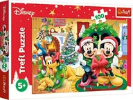 Puzzle - Trefl Puzzle 100el Magia Świąt Merry Christmas Disney 16365 - miniaturka - grafika 1