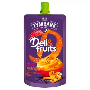 Tymbark Deli&Fruits Mus wieloowocowy chia mango 170 g - Soki i napoje niegazowane - miniaturka - grafika 1